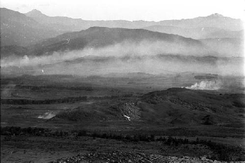 view across Neighborhood; mid-Aikhe and Supula Hill