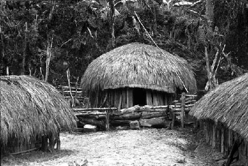 Musanima. pig sty, men's house, cook house.