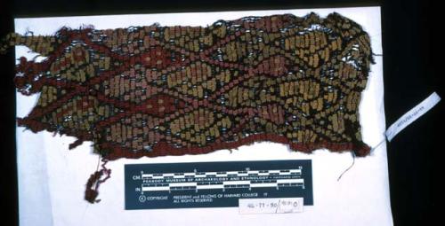 Textile, slit tapestry