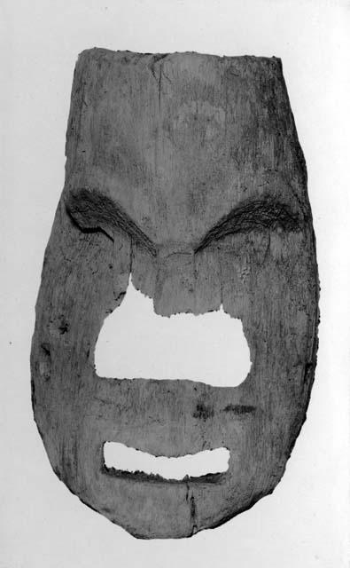 Carved wooden mask