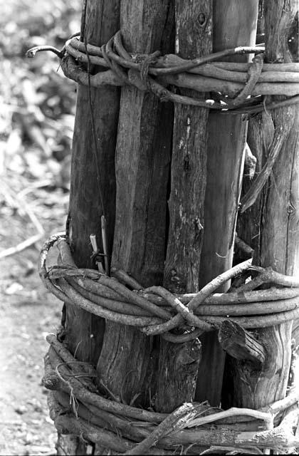 Karl Heider negatives, New Guinea; Toy bow and arrow in kaio