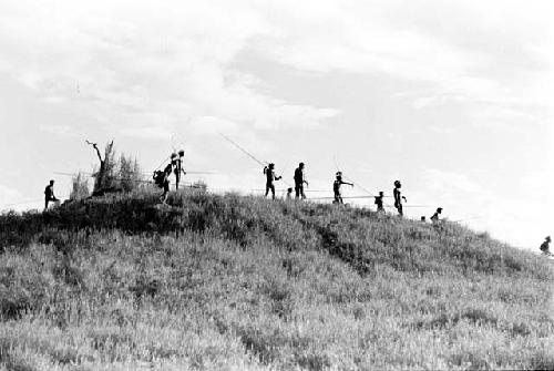 Karl Heider negatives, New Guinea; Wittaia on the ridge