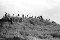 Karl Heider negatives, New Guinea; Charge by the Wittaia