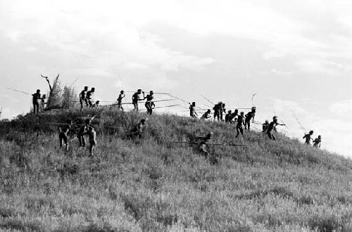 Karl Heider negatives, New Guinea; charge by the Wittaia