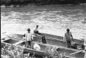 Canoes with indians