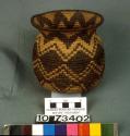 Coiled olla with diamond motif