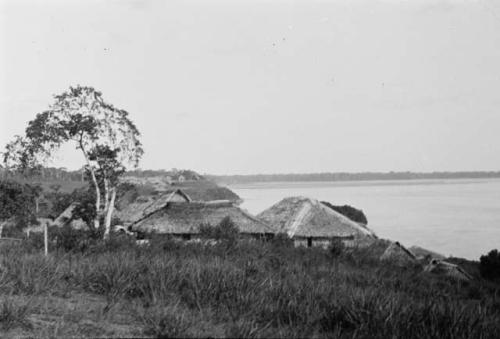 Views of Rio Napo in village of Rocafuerte