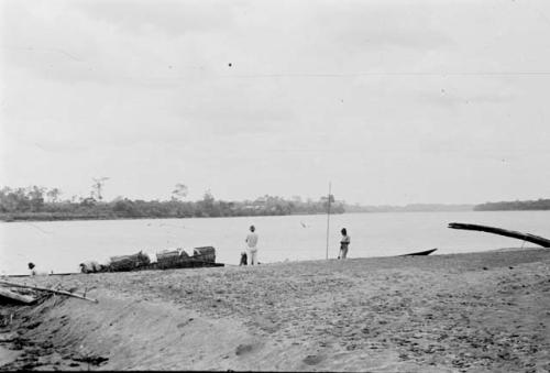 Views of Rio Napo near village of Rocafuerte