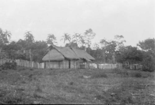 Scenes showing living conditions of white indian mixtrure west of Iquitos -- life on rafts.