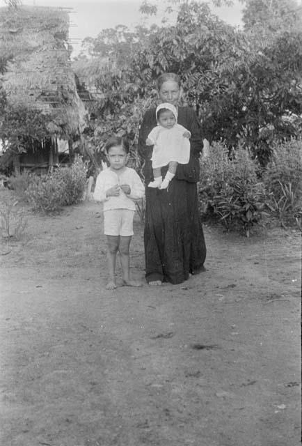 Spanish speaking people along lower Rio Napo