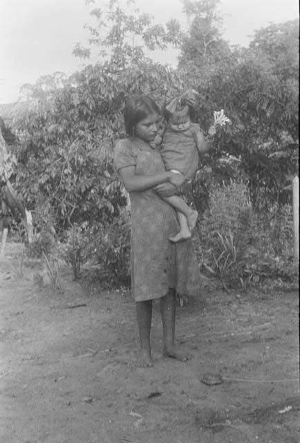 Spanish speaking people along lower Rio Napo