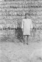 Koto indian in typical costume, introduced by whites