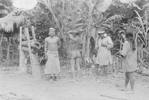 Men in aboriginal costume