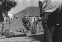 Yaqui fence and water jar