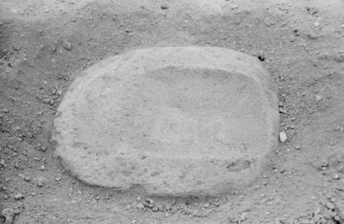 Metate in House I, room 1 (see list in X-file for position, etc.)