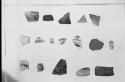 Pottery stone and bone objects collected by PM-Utah expedition of 1937