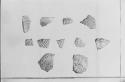 Pottery stone and bone objects collected by PM-Utah expedition of 1937