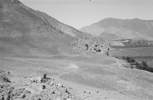 Macas, Site B seen from Site A (foreground)