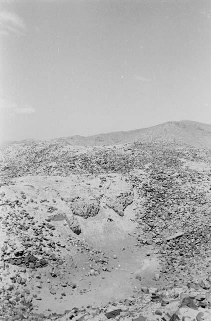 Huge unnamed site with megalithic masonry discovered by Tello, east of Sechin, Casma Valley