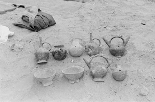 Contents of a grave, now in Chiclin Museum