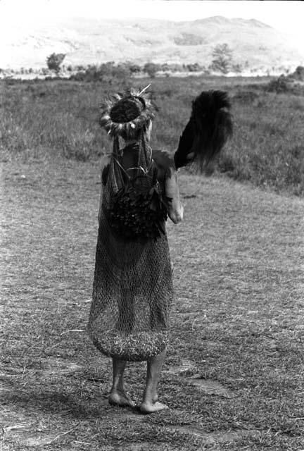 Old woman dancing