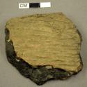 Ceramic body sherd, cord marked.