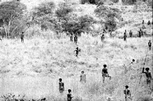 Fighting near the brook running between the Siobara and the Warabara