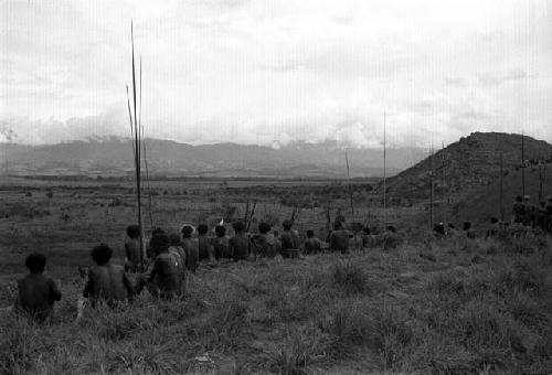 Warriors waiting to go to battle