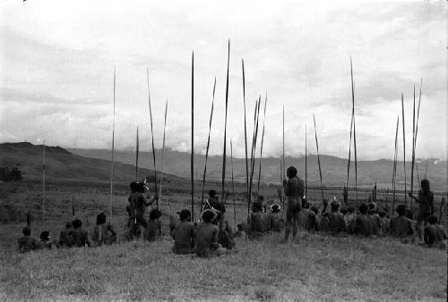 Warriors with their spears