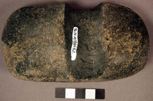 Stone tool, worn grooved axer