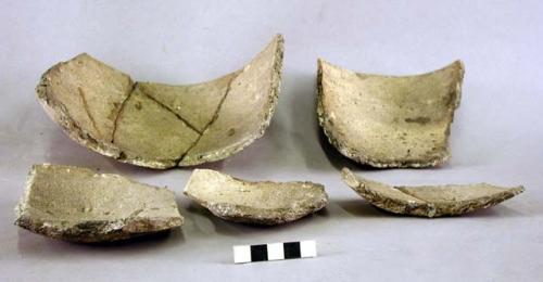 Pottery bowl fragments