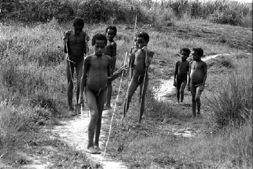 Children playing a game