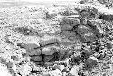 Bevelled and plastered wall with masonry at Site 22