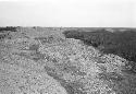 Cobble deposit and mounds at Site 36