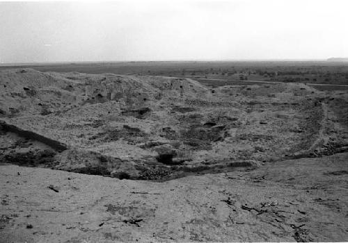 Top of huaca at Site 60