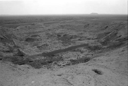 Top of huaca at Site 60