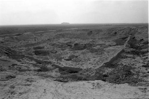 Top of huaca at Site 60