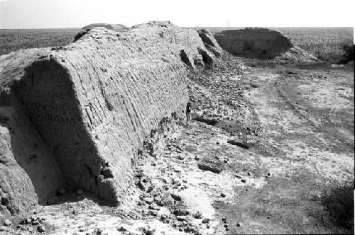 Detail of wall section at Site 61