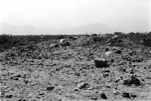 Hill with boulders at Site 82