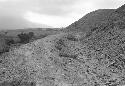 View along canal bed (Feature 9) below Site 91