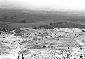 Lower cemetery and wall at Site 93