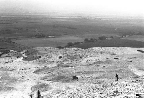 Lower cemetery and wall at Site 93