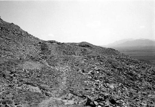 Upper adobe platform at Site 93