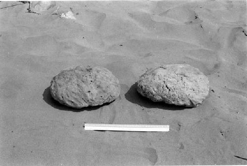 Two mound shaped adobes at Site 93