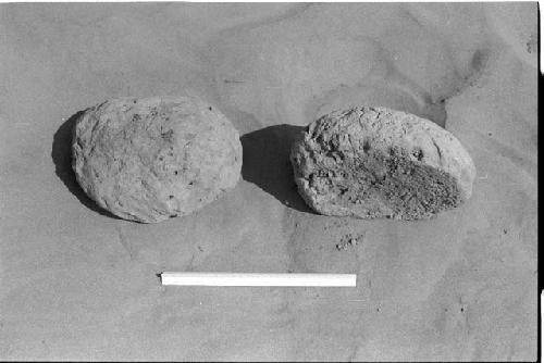 Two mound shaped adobes at Site 93