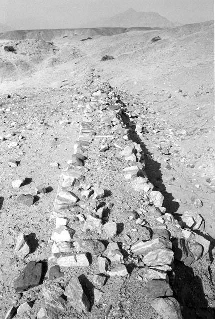 Detail of rock wall at Site 93