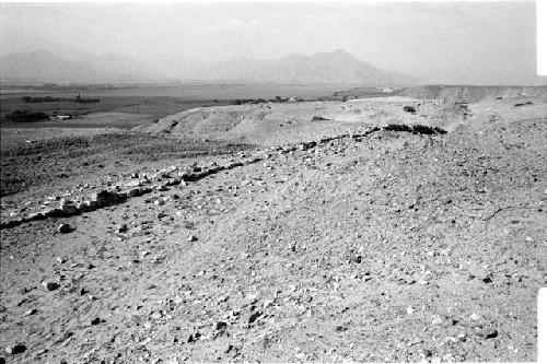 Rock wall at Site 93