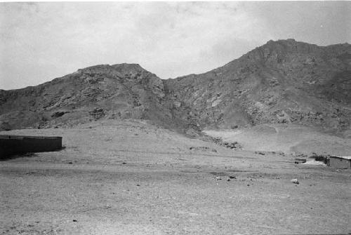 Collection Area 7 at Site 111, with Cerro Sausal (Site 112) in background