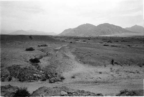 Upper Quebrada de la Monica wall (Feature 2)