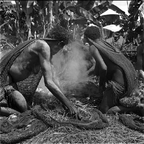 Women in a funeral ceremony